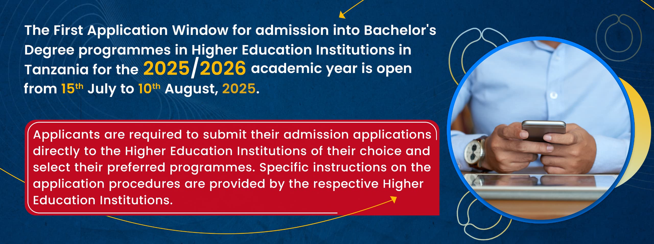 First Admission Window